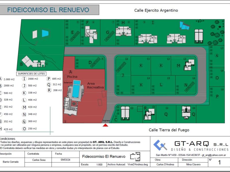 Loteo Mina Clavero, El Renuevo - Casas y Suites